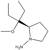 (R)-1-AMINO-2-(DIETHYLMETHOXYMETHYL)PYRROLIDINE Struktur