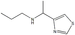 PROPYL-(1-THIAZOL-4-YL-ETHYL)-AMINE Struktur