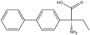 (2R)-2-AMINO-2-(4-PHENYLPHENYL)BUTANOIC ACID Struktur