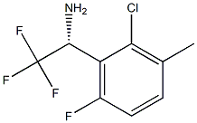 (1R)-1-(2-CHLORO-6-FLUORO-3-METHYLPHENYL)-2,2,2-TRIFLUOROETHYLAMINE Struktur