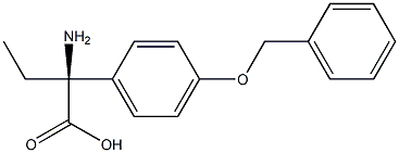 (2S)-2-AMINO-2-[4-(PHENYLMETHOXY)PHENYL]BUTANOIC ACID Struktur