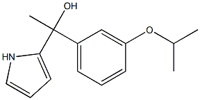 1-METHYL-2-PYRROLYL-(3-ISOPROPOXYPHENYL)METHANOL Struktur