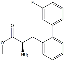 METHYL (2R)-2-AMINO-3-[2-(3-FLUOROPHENYL)PHENYL]PROPANOATE Struktur