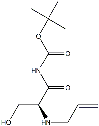 N-ALLYL-N'-BOC-SERINEAMIDE Struktur