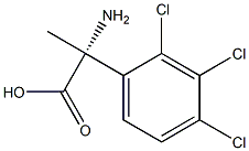 (2R)-2-AMINO-2-(2,3,4-TRICHLOROPHENYL)PROPANOIC ACID Struktur