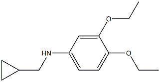 (1R)(3,4-DIETHOXYPHENYL)CYCLOPROPYLMETHYLAMINE Struktur