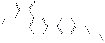 ETHYL 3-(4-N-BUTYLPHENYL)BENZOYLFORMATE Struktur