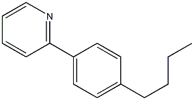 2-(4-N-BUTYLPHENYL)PYRIDINE Struktur