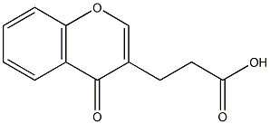 3-(4-OXO-4H-CHROMEN-3-YL)PROPANOIC ACID Struktur