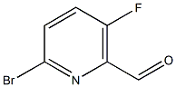 2-BROMO-5-FLUORO-6-FORMYLPYRIDINE Struktur