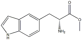 METHYL (2R)-2-AMINO-3-INDOL-5-YLPROPANOATE Struktur