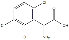 AMINO-(2,3,6-TRICHLORO-PHENYL)-ACETIC ACID Struktur