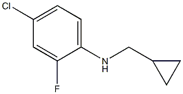 (1R)(4-CHLORO-2-FLUOROPHENYL)CYCLOPROPYLMETHYLAMINE Struktur