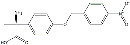 (2S)-2-AMINO-2-(4-[(4-NITROPHENYL)METHOXY]PHENYL)PROPANOIC ACID Struktur