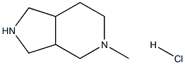 5-METHYLOCTAHYDRO-1H-PYRROLO[3,4-C]PYRIDINE HYDROCHLORIDE Struktur