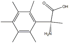 (2R)-2-AMINO-2-(2,3,4,5,6-PENTAMETHYLPHENYL)PROPANOIC ACID Struktur