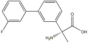 (2R)-2-AMINO-2-[3-(3-FLUOROPHENYL)PHENYL]PROPANOIC ACID Struktur