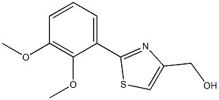 [2-(2,3-DIMETHOXYPHENYL)-1,3-THIAZOL-4-YL]METHANOL Struktur