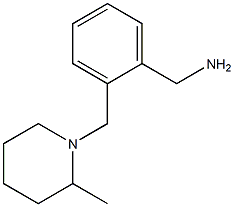 1-(2-[(2-METHYLPIPERIDIN-1-YL)METHYL]PHENYL)METHANAMINE Struktur