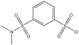 3-[(DIMETHYLAMINO)SULFONYL]BENZENESULFONYL CHLORIDE Struktur