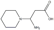 3-AMINO-3-PIPERIDIN-1-YL-PROPIONIC ACID Struktur