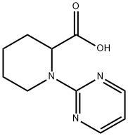 1-PYRIMIDIN-2-YLPIPERIDINE-2-CARBOXYLIC ACID Struktur