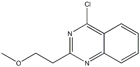 4-CHLORO-2-(2-METHOXYETHYL)QUINAZOLINE Struktur