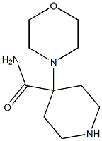 4-MORPHOLIN-4-YL-PIPERIDINE-4-CARBOXYLIC ACIDAMIDE Struktur