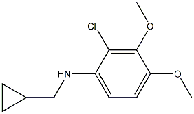 (1R)(2-CHLORO-3,4-DIMETHOXYPHENYL)CYCLOPROPYLMETHYLAMINE Struktur