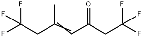 1,1,1,7,7,7-HEXAFLUORO-3-METHYLHEPT-3-EN-5-ONE Struktur