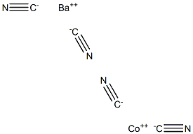 BARIUM COBALTICYANIDE Struktur