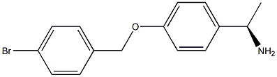 (1R)-1-(4-[(4-BROMOPHENYL)METHOXY]PHENYL)ETHYLAMINE Struktur