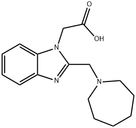 [2-(AZEPAN-1-YLMETHYL)-1H-BENZIMIDAZOL-1-YL]ACETIC ACID Struktur