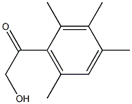 2-HYDROXY-1-(2,3,4,6-TETRAMETHYLPHENYL)ETHANONE Struktur