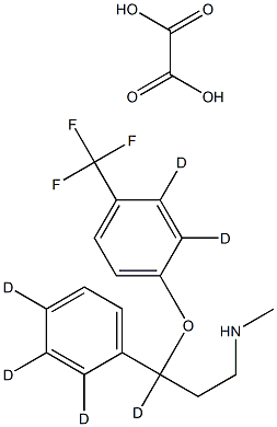 FLUOXETINE-D6 OXALATE Struktur