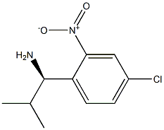 (1R)-1-(4-CHLORO-2-NITROPHENYL)-2-METHYLPROPYLAMINE Struktur