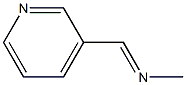 N-(PYRIDIN-3-YLMETHYLENE)METHYLAMINE Struktur