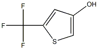 4-HYDROXY-2-(TRIFLUOROMETHYL)THIOPHENE Struktur