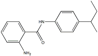 2-AMINO-N-(4-SEC-BUTYLPHENYL)BENZAMIDE Struktur