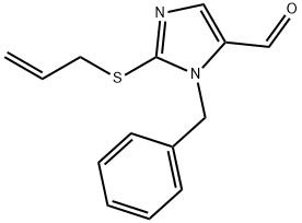 2-(ALLYLSULFANYL)-1-BENZYL-1H-IMIDAZOLE-5-CARBALDEHYDE Struktur