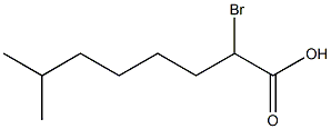 2-BROMOISONONANOIC ACID Struktur