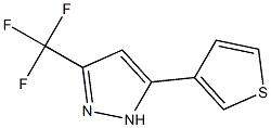 5-(3-THIENYL)-3-(TRIFLUOROMETHYL)PYRAZOLE Struktur