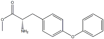 METHYL (2S)-2-AMINO-3-(4-PHENOXYPHENYL)PROPANOATE Struktur