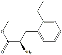 METHYL (2R)-2-AMINO-3-(2-ETHYLPHENYL)PROPANOATE Struktur