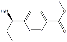 METHYL 4-((1R)-1-AMINOPROPYL)BENZOATE Struktur