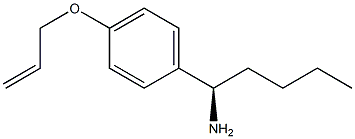 (1R)-1-(4-PROP-2-ENYLOXYPHENYL)PENTYLAMINE Struktur