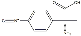 (2R)-2-AMINO-2-(4-ISOCYANOPHENYL)PROPANOIC ACID Struktur