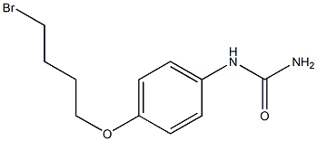 [4-(4-BROMO-BUTOXY)-PHENYL]-UREA Struktur