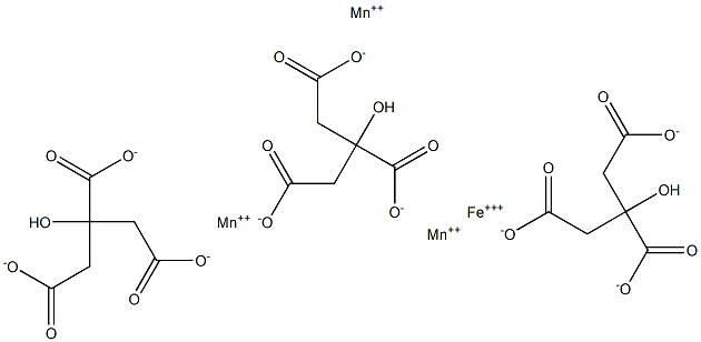 FERRIC MANGANESE CITRATE Struktur