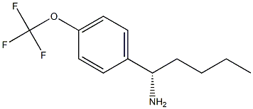 (1S)-1-[4-(TRIFLUOROMETHOXY)PHENYL]PENTYLAMINE Struktur